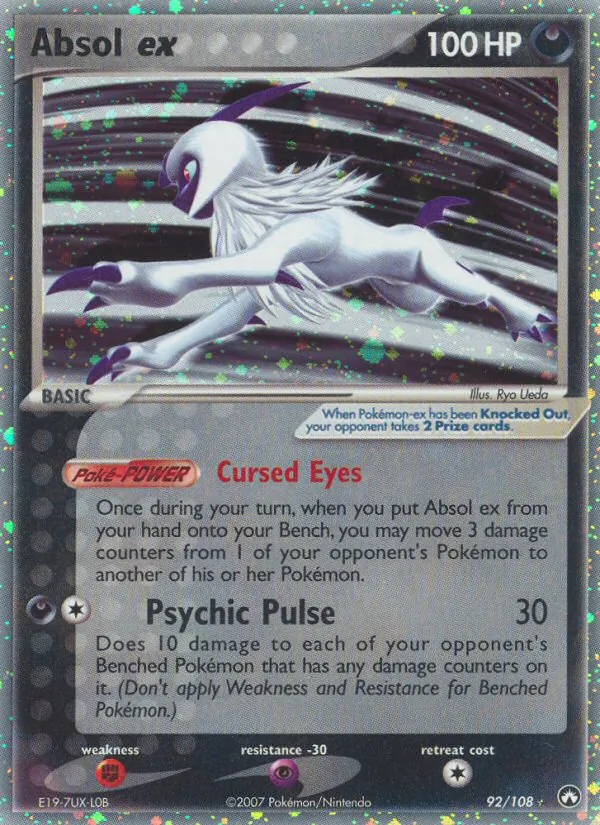 Absol ex #92 – Power Keepers card