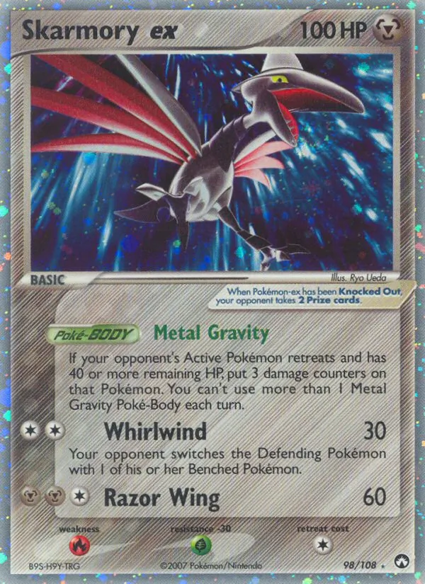 Skarmory ex #98 – Power Keepers card