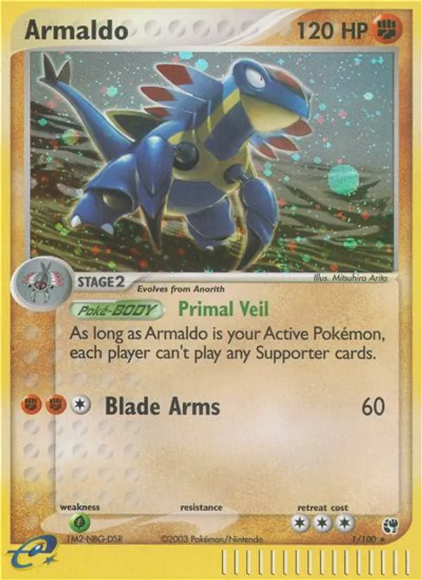 Armaldo #1 – Sandstorm card