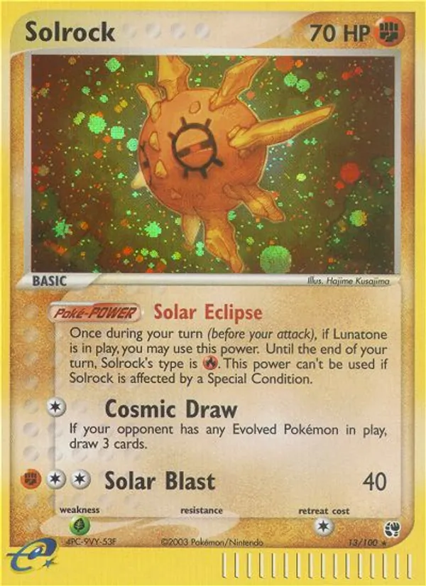 Solrock #13 – Sandstorm card