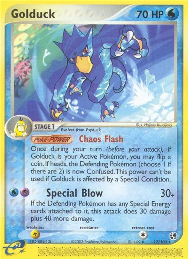 Golduck #17 – Sandstorm card