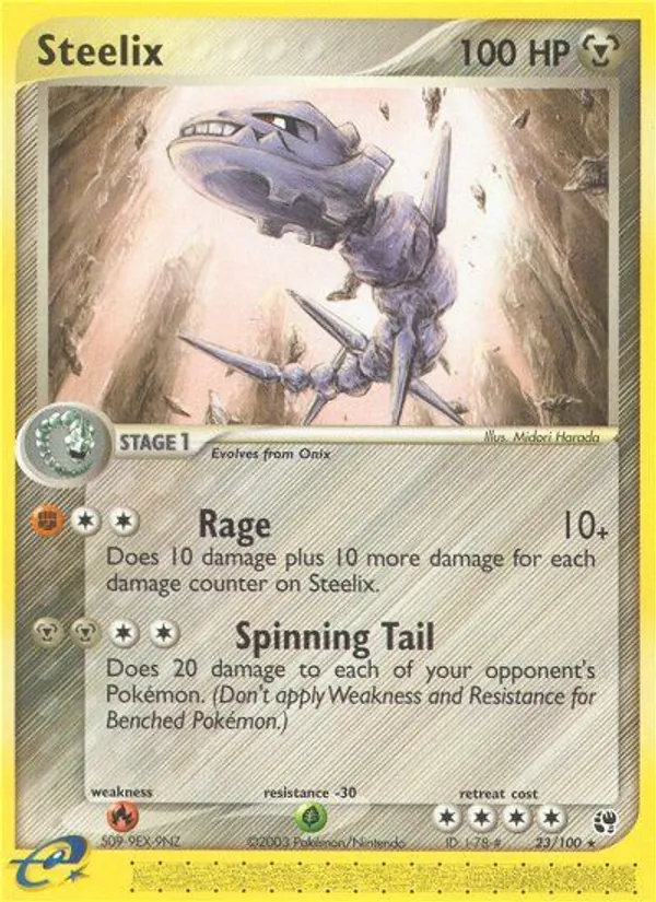Steelix #23 – Sandstorm card