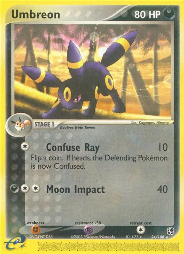 Umbreon #24 – Sandstorm card
