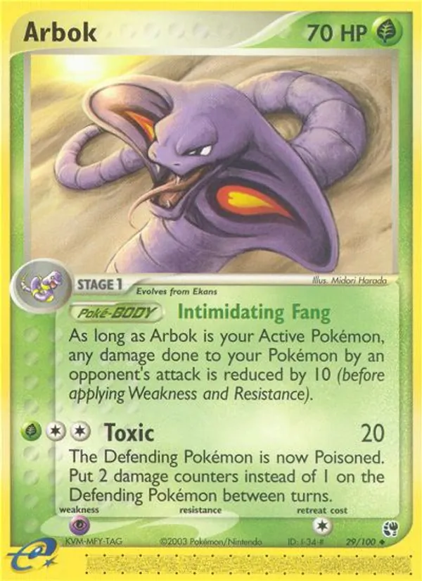 Arbok #29 – Sandstorm card
