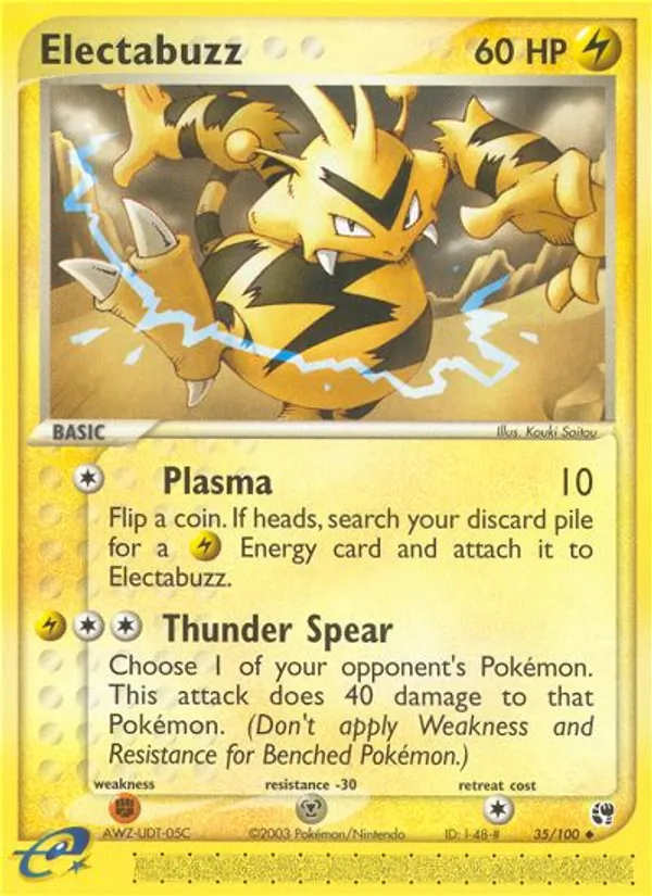 Electabuzz #35 – Sandstorm card