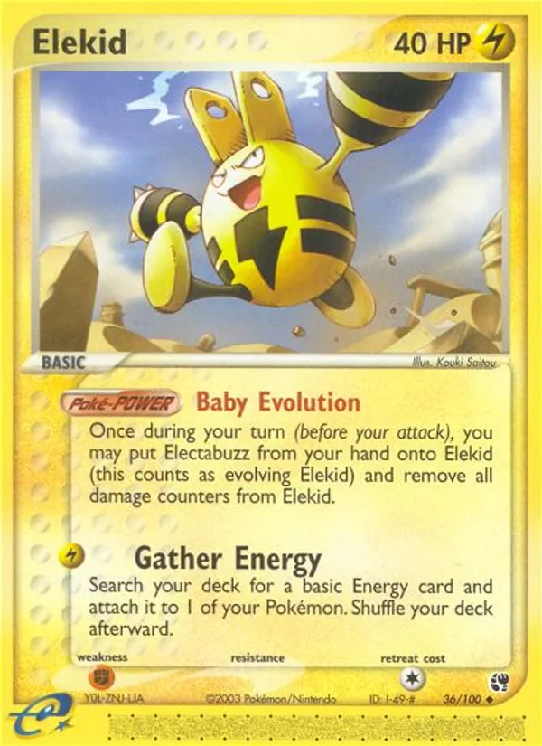 Elekid #36 – Sandstorm card