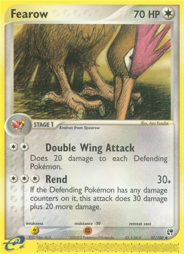 Fearow #37 – Sandstorm card