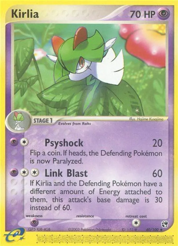 Kirlia #40 – Sandstorm card