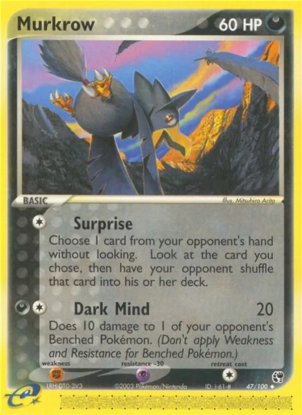 Murkrow #47 – Sandstorm card