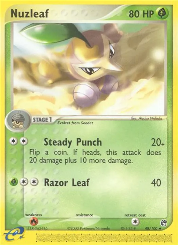 Nuzleaf #48 – Sandstorm card
