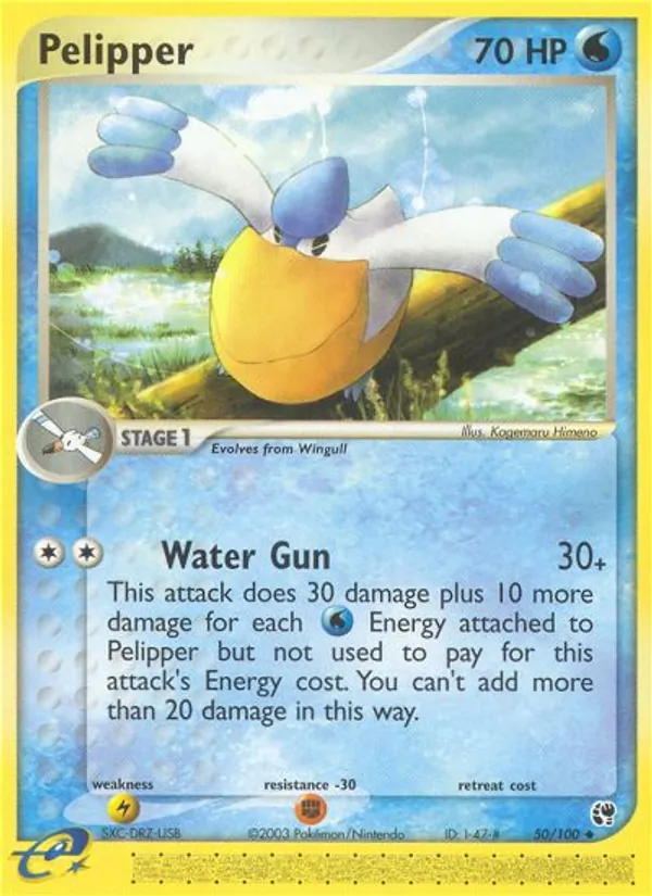 Pelipper #50 – Sandstorm card