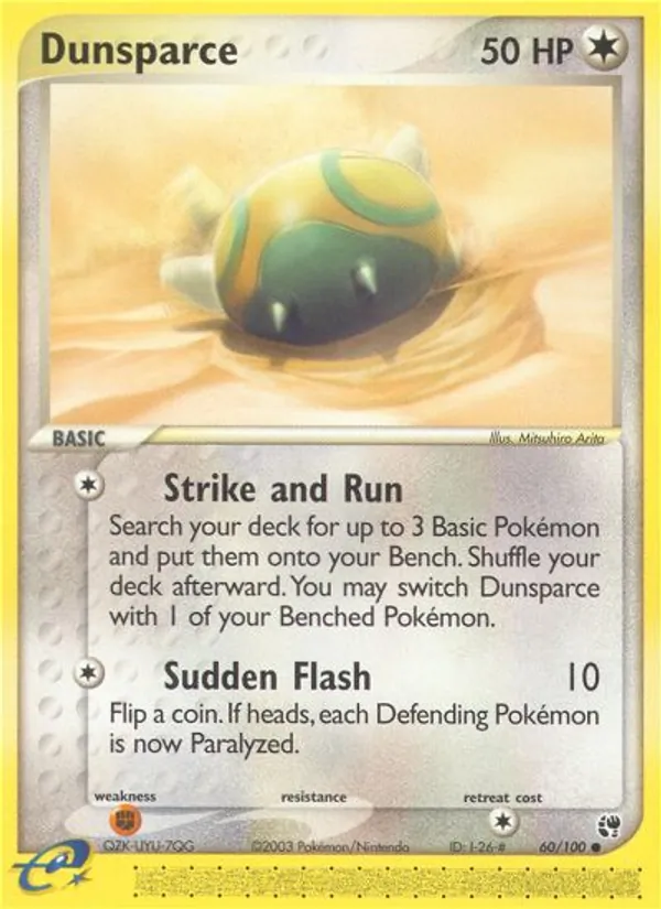 Dunsparce #60 – Sandstorm card