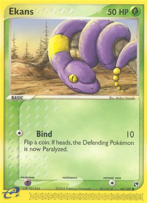 Ekans #64 – Sandstorm card