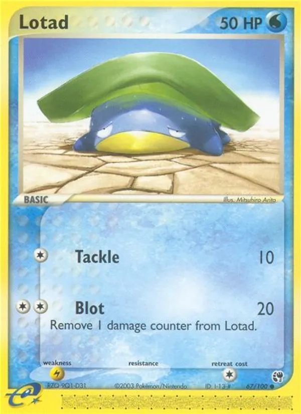 Lotad #67 – Sandstorm card