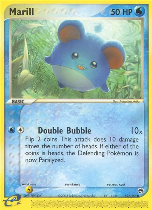 Marill #68 – Sandstorm card
