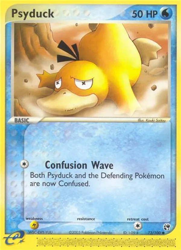 Psyduck #73 – Sandstorm card