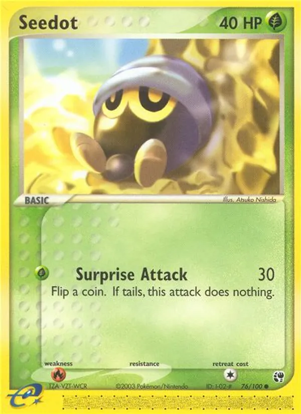 Seedot #76 – Sandstorm card
