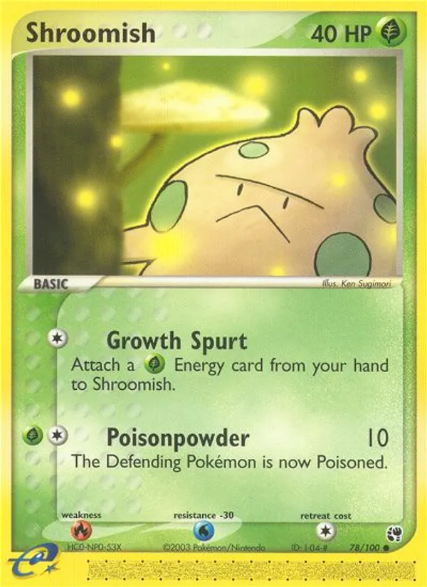 Shroomish #78 – Sandstorm card