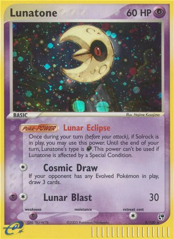 Lunatone #8 – Sandstorm card
