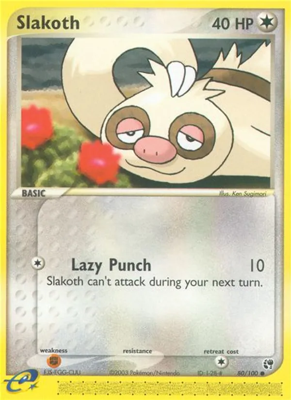 Slakoth #80 – Sandstorm card