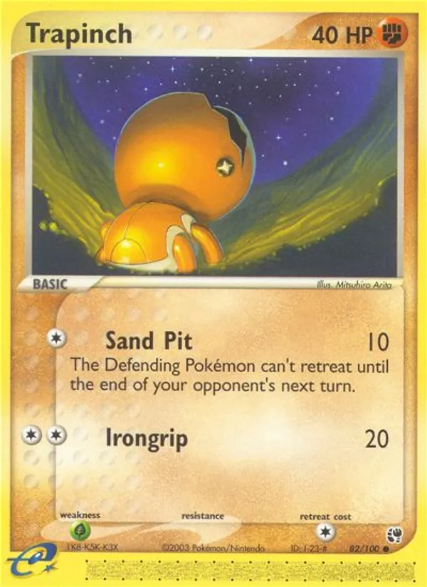Trapinch #82 – Sandstorm card