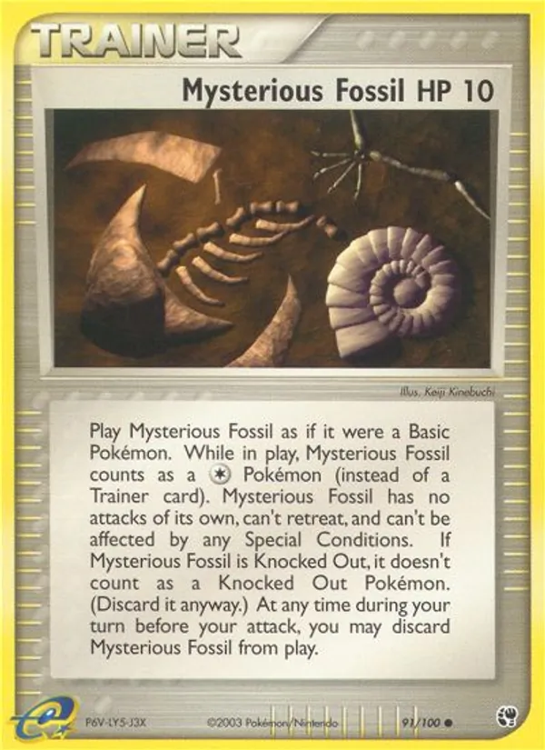 Mysterious Fossil #91 – Sandstorm card