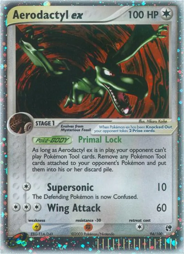 Aerodactyl ex #94 – Sandstorm card