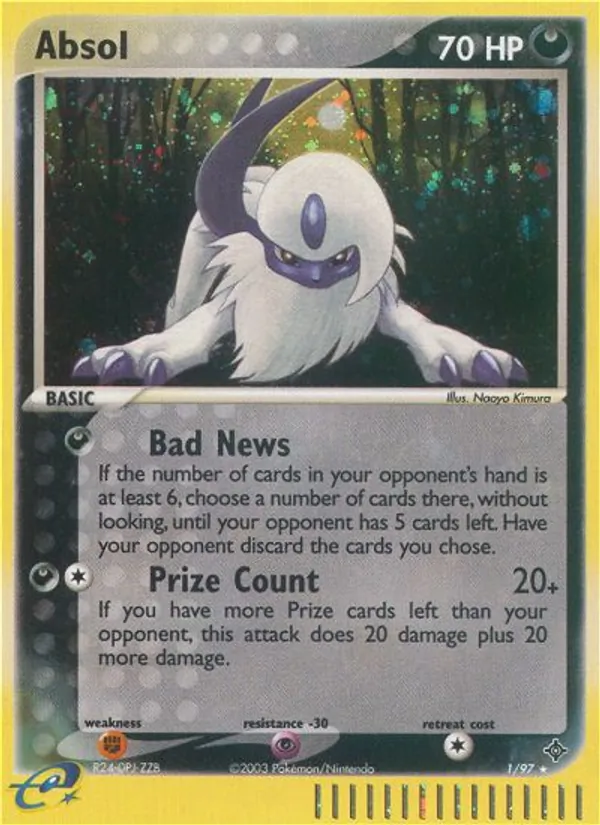 Absol #1 – Dragon card