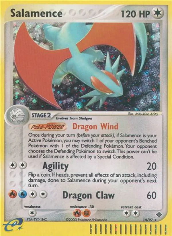 Salamence #10 – Dragon card