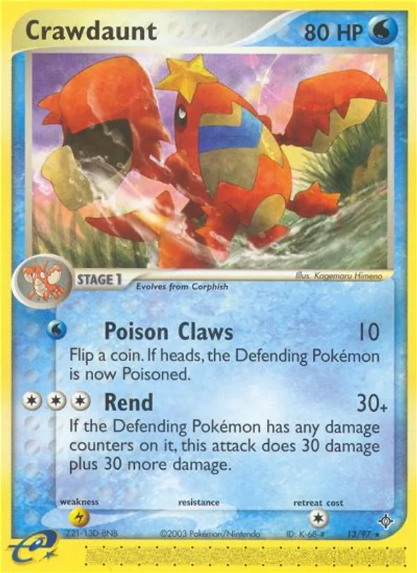Crawdaunt #13 – Dragon card