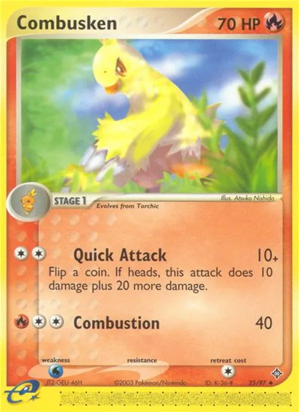 Combusken #25 – Dragon card