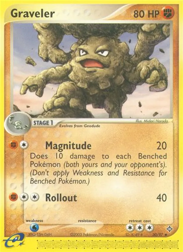 Graveler #30 – Dragon card
