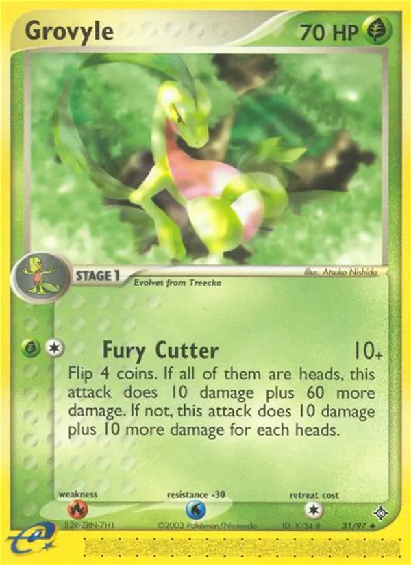 Grovyle #31 – Dragon card