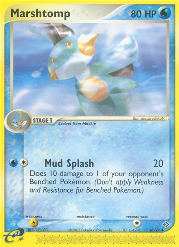 Marshtomp #36 – Dragon card