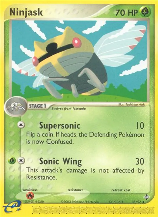 Ninjask #38 – Dragon card