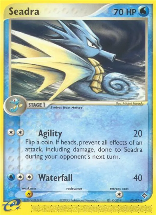 Seadra #40 – Dragon card