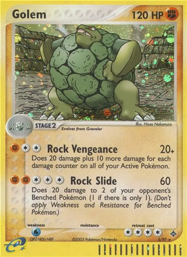 Golem #5 – Dragon card