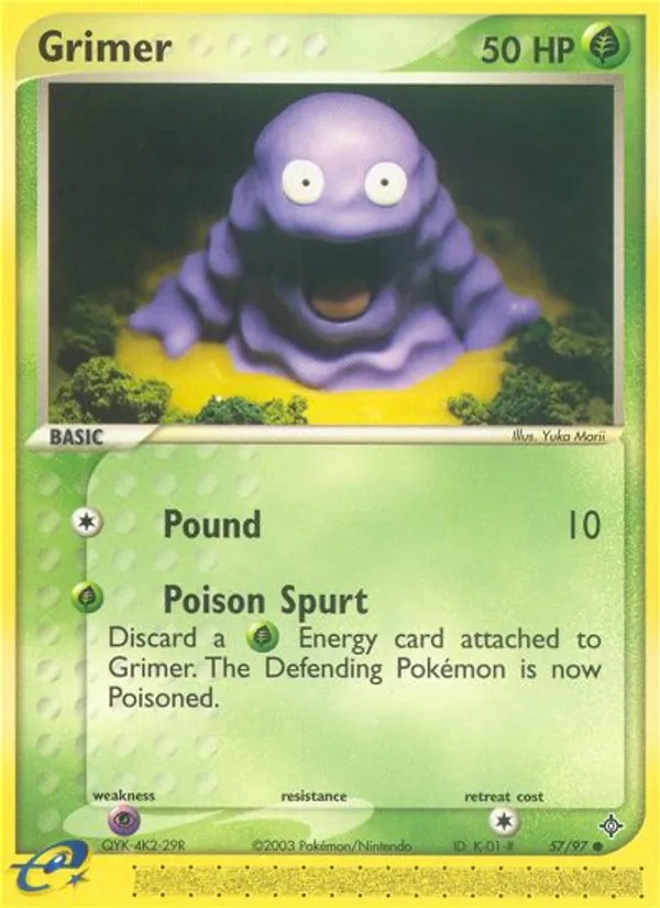 Grimer #57 – Dragon card