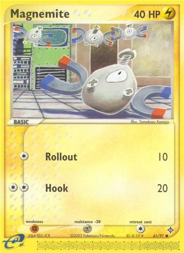 Magnemite #61 – Dragon card