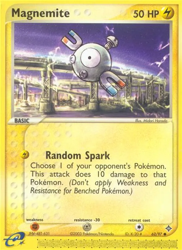 Magnemite #62 – Dragon card