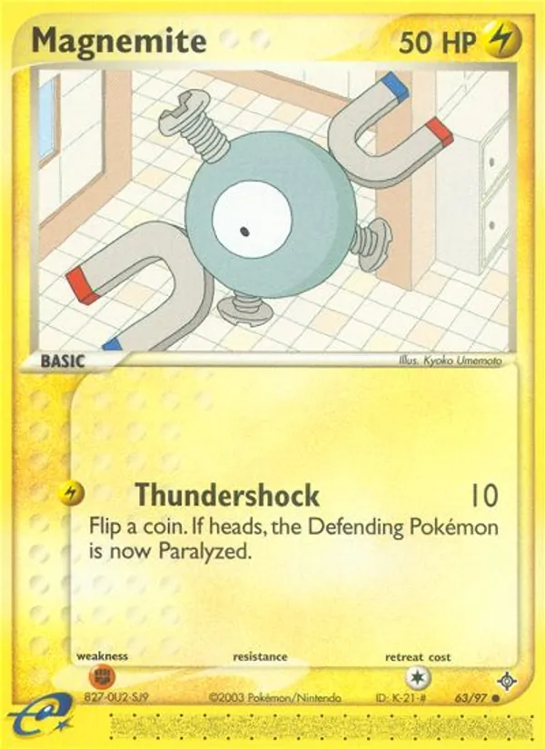Magnemite #63 – Dragon card