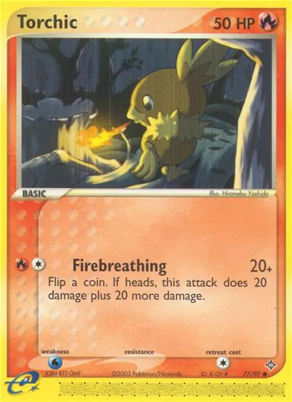 Torchic #77 – Dragon card