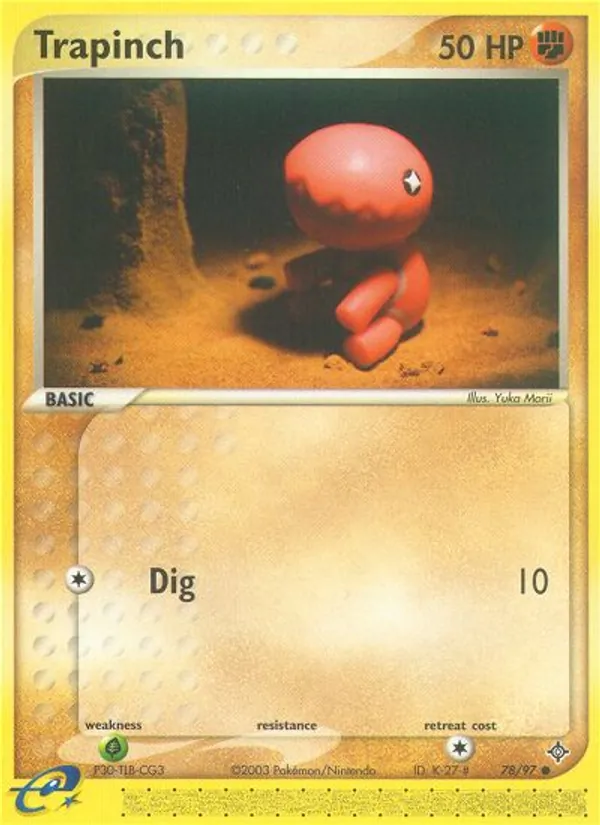 Trapinch #78 – Dragon card