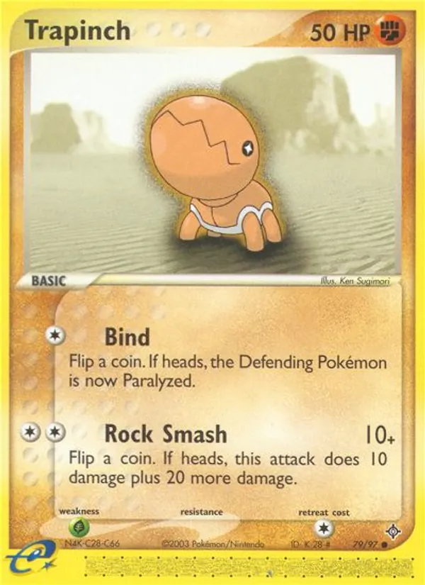Trapinch #79 – Dragon card