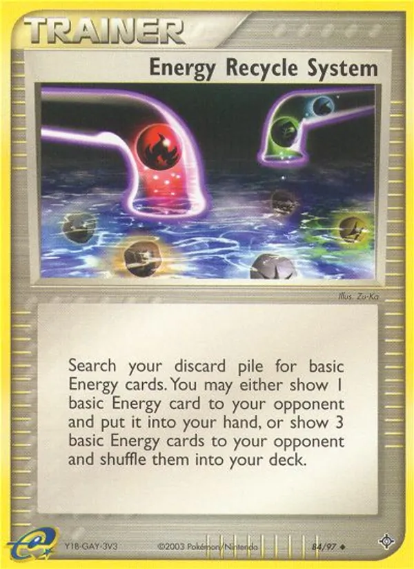 Energy Recycle System #84 – Dragon card