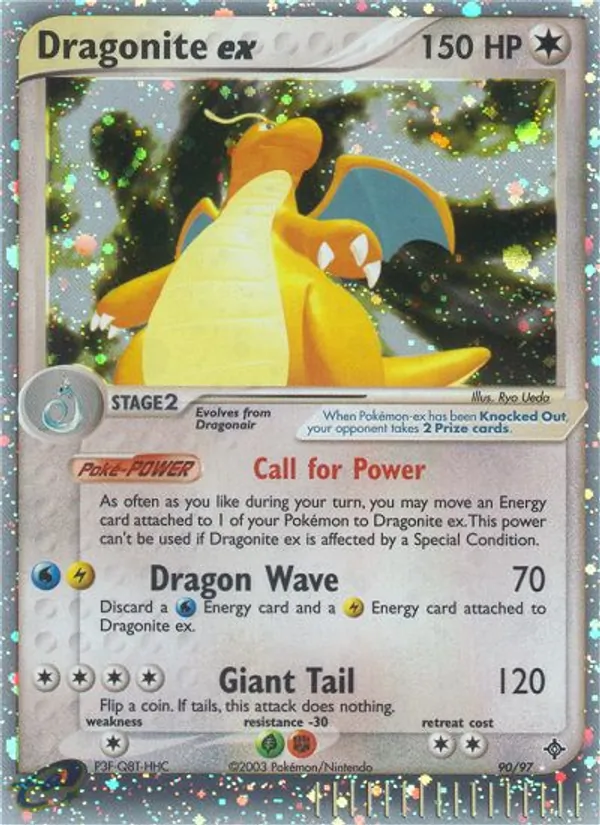 Dragonite ex #90 – Dragon card