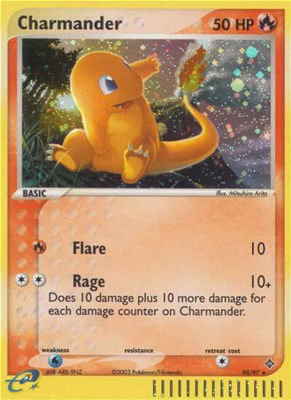Charmander #98 – Dragon card
