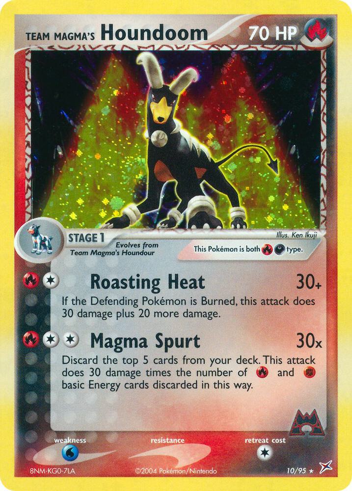 Team Magma's Houndoom #10 – Team Magma vs Team Aqua card