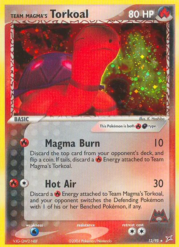 Team Magma's Torkoal #12 – Team Magma vs Team Aqua card