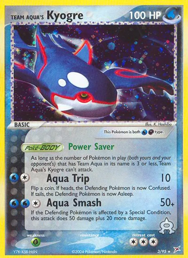 Team Aqua's Kyogre #3 – Team Magma vs Team Aqua card